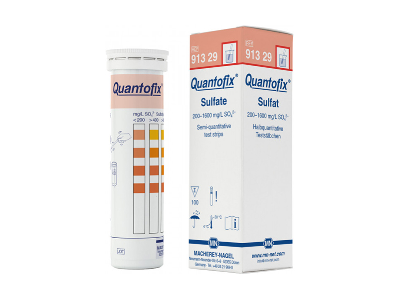 德國MN QUANTOFIX硫酸鹽半定量測試條 （Sulfate）91329