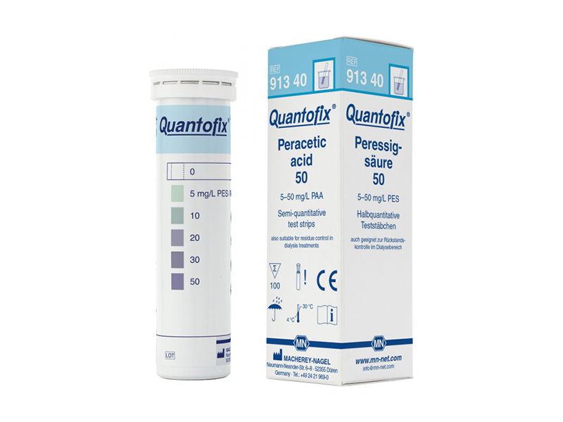 德國MN QUANTOFIX過氧乙酸50半定量測試條 （Peracetic acid 50） 91340