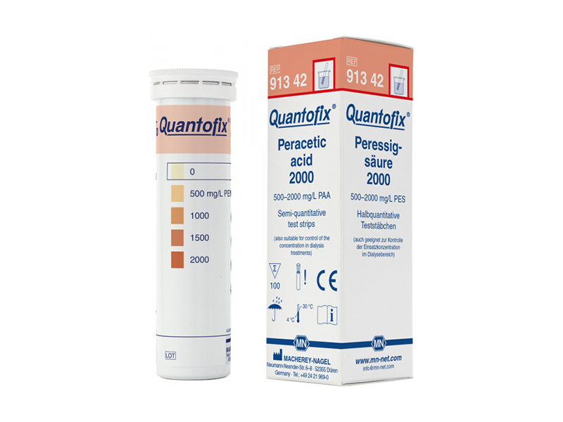 德國MN QUANTOFIX過氧乙酸2000半定量測試條 （Peracetic acid 2000） 91342