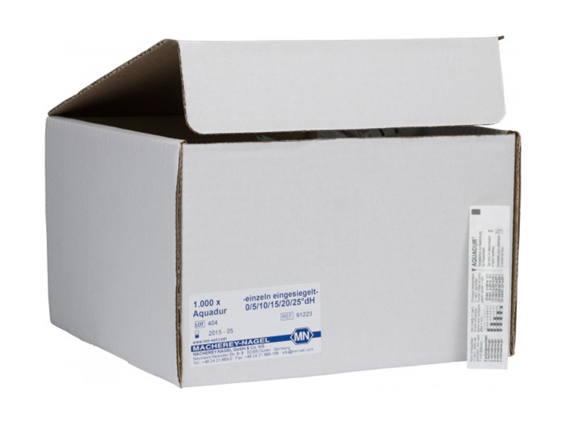 德國MN水硬度測試條Aquadur 5-25 91223