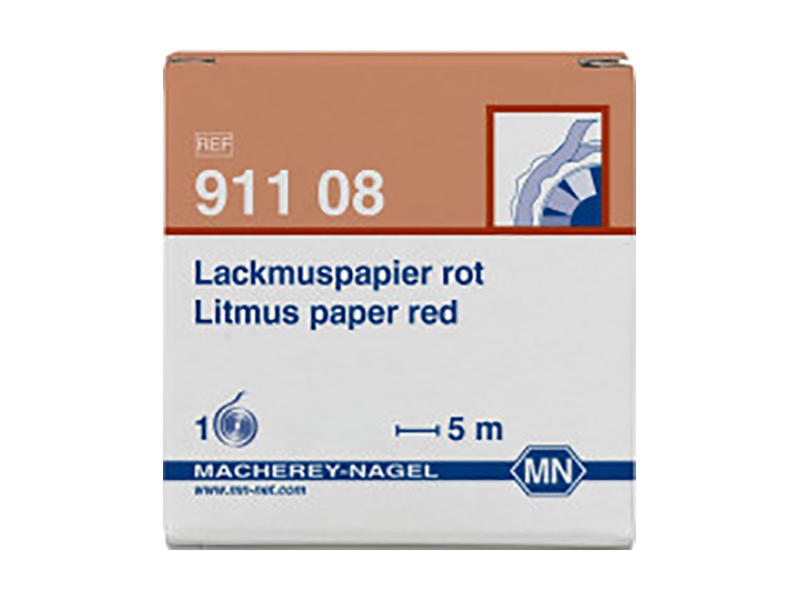 德國MN 紅色石蕊紙 91108