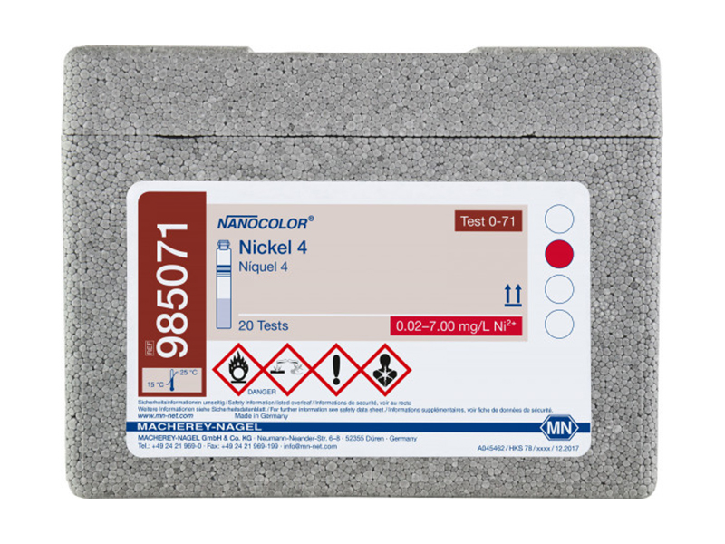 德國MN 鎳預裝管試劑( Nickel 7 )985071