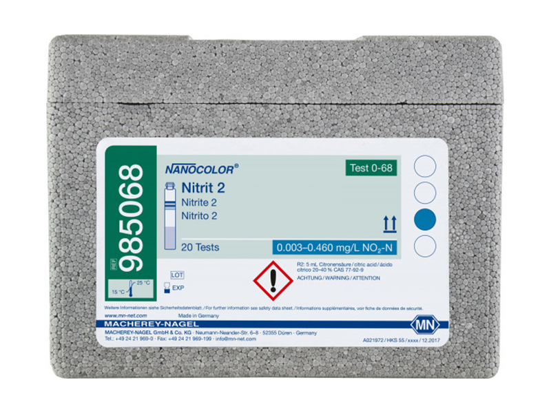 德國MN亞硝酸鹽預裝管試劑（Nitrite 2）985068