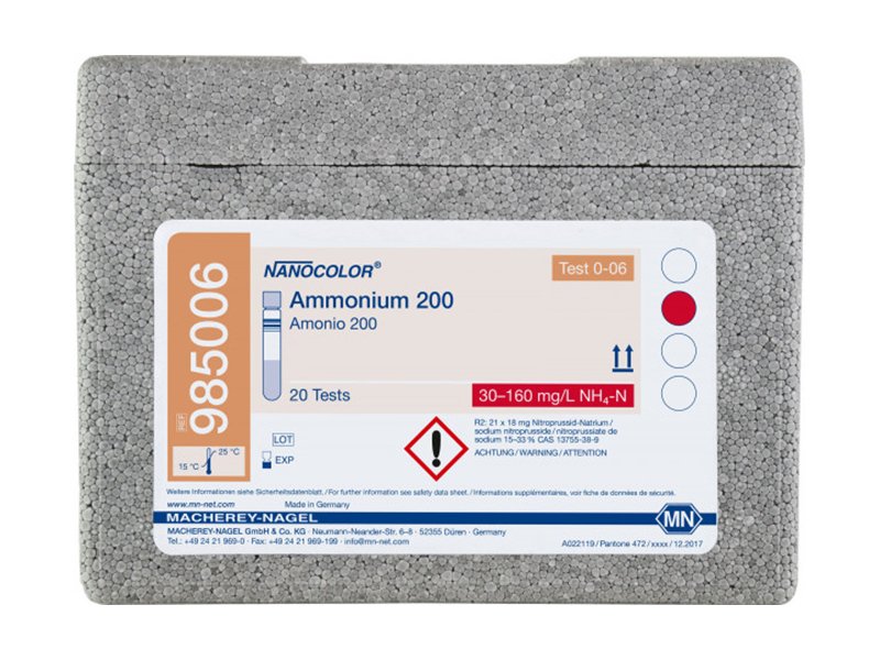 德國MN氨氮預裝管試劑（Ammonium 200）985006