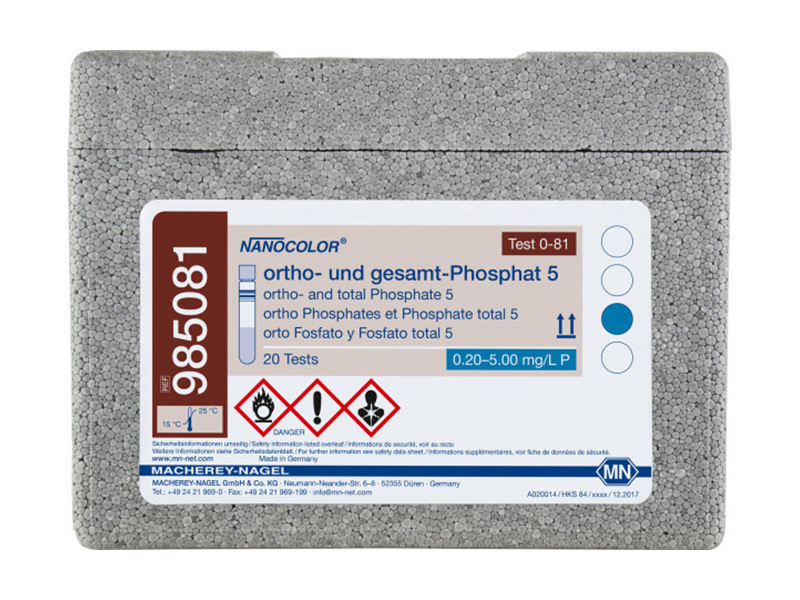 德國(guó)MN正和總磷酸鹽預(yù)裝管試劑( Phosphate 5) 985081
