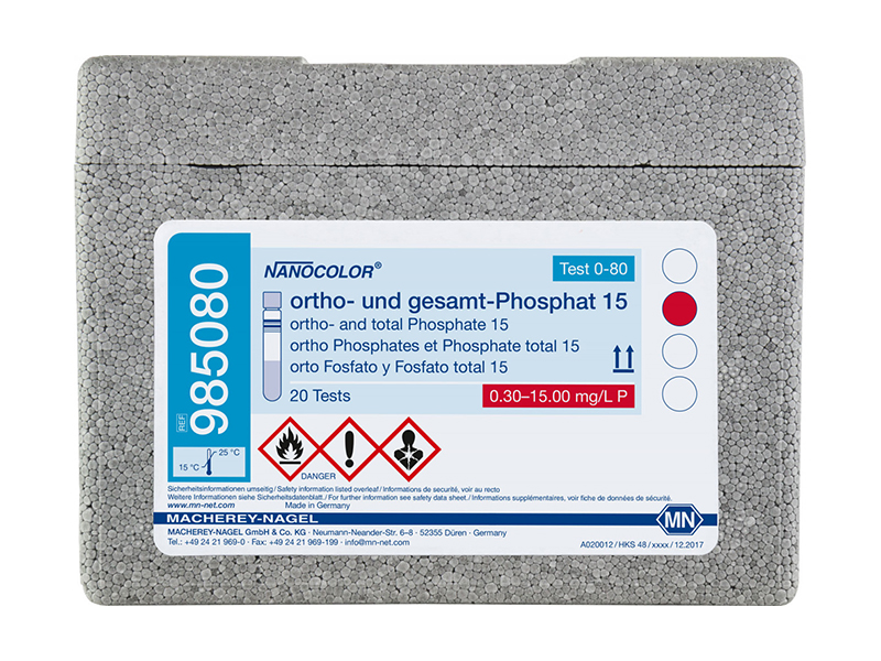 德國(guó)MN正和總磷酸鹽預(yù)裝管試劑( Phosphate 15) 985080