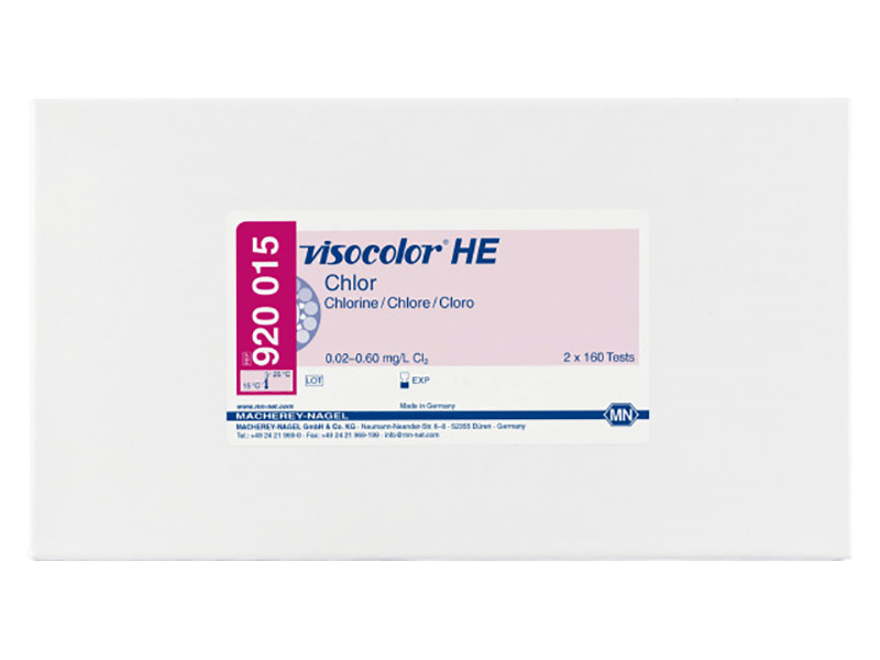 德國MN VISOCOLOR HE余氯比色測試盒（Chlorine）920015 / 920115（補充裝）