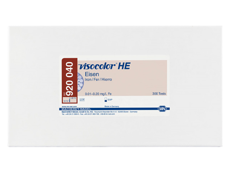 德國MN VISOCOLOR HE鐵比色測試盒 ( Iron ) 920040 / 920140（補充裝）