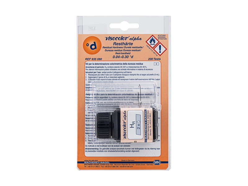 德國MN VISOCOLOR alpha殘留硬度測試盒 ( Hardness )935080