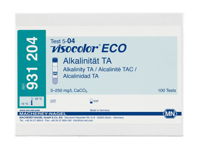 德國MN VISOCOLOR ECO堿度TA測試盒 ( Alkalinity TA ) 931204