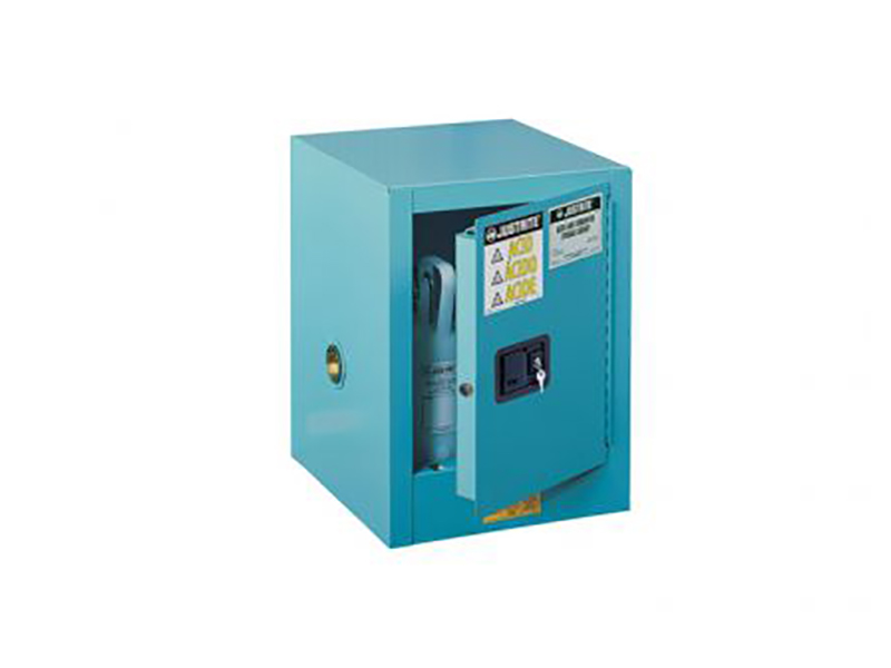 JUSTRITE 弱腐蝕性液體臺上式和緊湊式儲存柜890402/890422/891202/891222/891502/891522